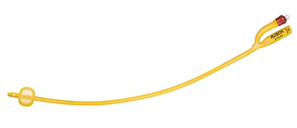 CATETERE FOLEY A MEDIA PERMANENZA  RUSCH GOLD PLUS A 2 VIE IN SILKOLATEX LATTICE-SILICONE PER ADULTO CH22 LUNGHEZZA 40 CM PUNTA CILINDRICA A 2 FORI PALLONCINO 30-50 ML 1 PEZZO - doctorpill.it