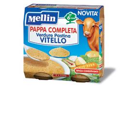 MELLIN PAPPA COMPLETA VITELLO 250 G 2 PEZZI - doctorpill.it