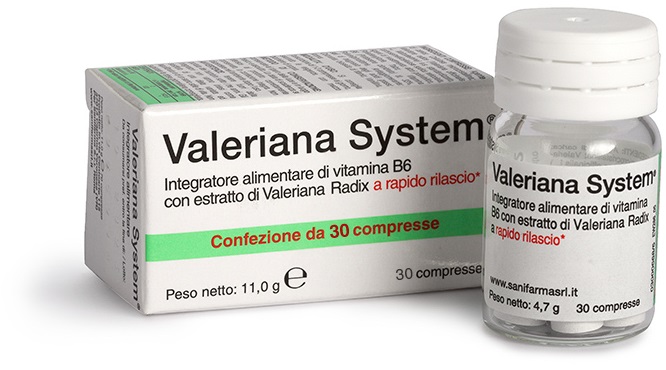 VALERIANA SYSTEM 30 COMPRESSE - doctorpill.it