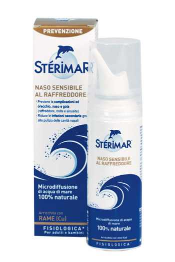 STERIMAR NASO SENSIBILE AL RAFFREDDORE ACQUA DI MARE SPRAY 100 ML - doctorpill.it