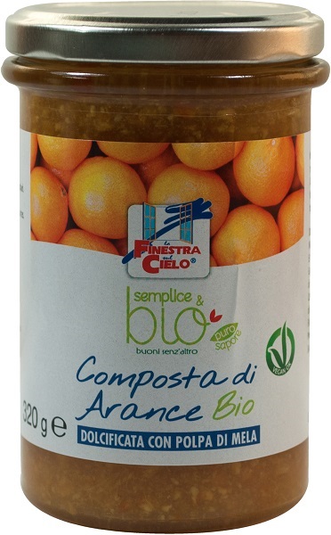 COMPOSTA DI ARANCE CON POLPA DI MELA BIO 320 G - doctorpill.it