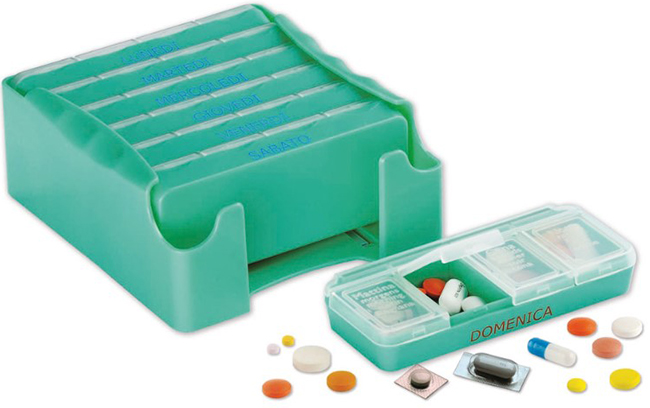 PILLOLIERA PILLOLBOX CONTENITORE 7GIORNI MADE IN ITALY - doctorpill.it
