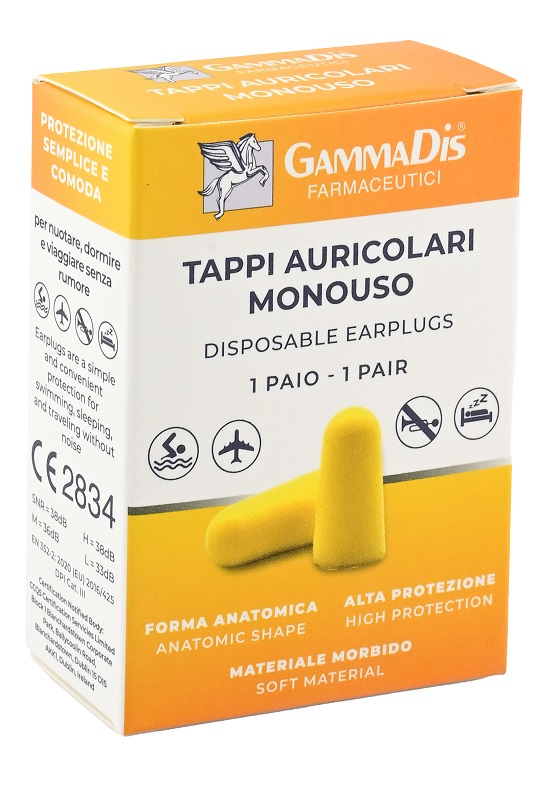 TAPPO AURICOLARE EAR GOMMAPIUMA 2 PEZZI GAMMADIS - doctorpill.it