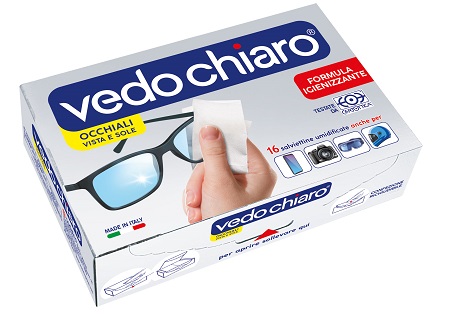 VEDOCHIARO OCCHIALI 16 SALVIETTE UMIDIFICATE - doctorpill.it