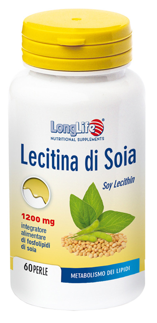 LONGLIFE LECITINA SOIA 60 PERLE DI GELATINA DA 1,7 G - doctorpill.it
