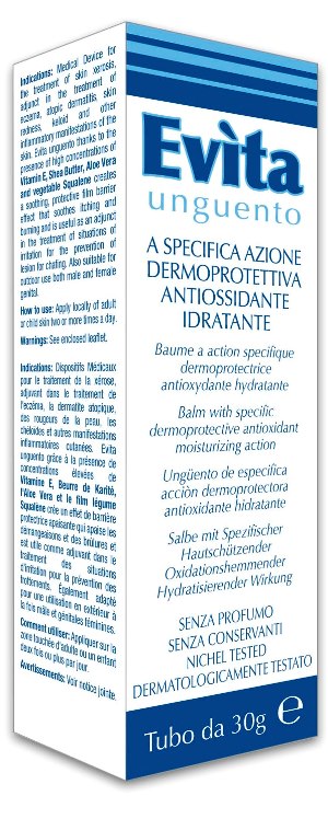 EVITA UNGUENTO A SPECIFICA AZIONE DERMOPROTETTIVA ANTIOSSIDANTE IDRATANTE 30 ML - doctorpill.it