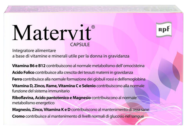 MATERVIT 30 CAPSULE - doctorpill.it