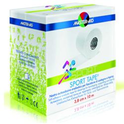 NASTRO AUTOADESIVO ANELASTICO PER FASCIATURE DI SOSTEGNO E TAPING MASTER-AID SPORT 3,8X10 - doctorpill.it