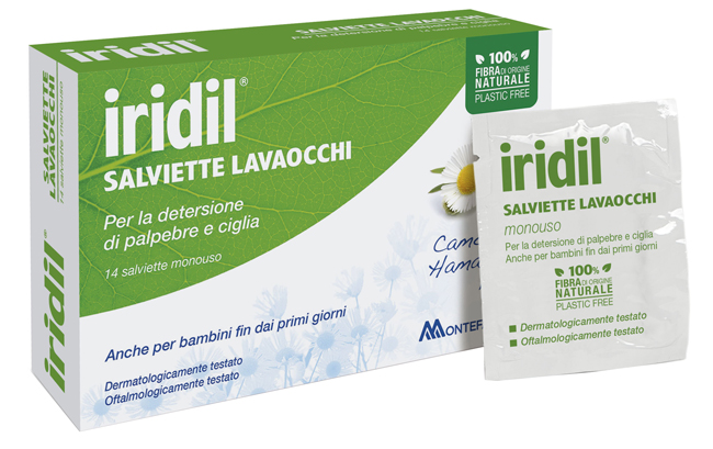 IRIDIL LAVAOCCHI 14 SALVIETTE MONOUSO - doctorpill.it