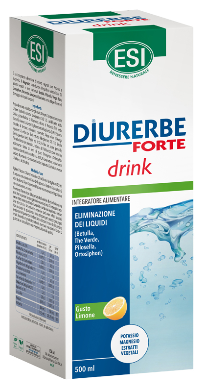 ESI DIURERBE FORTE DRINK LIMONE 500 ML - doctorpill.it