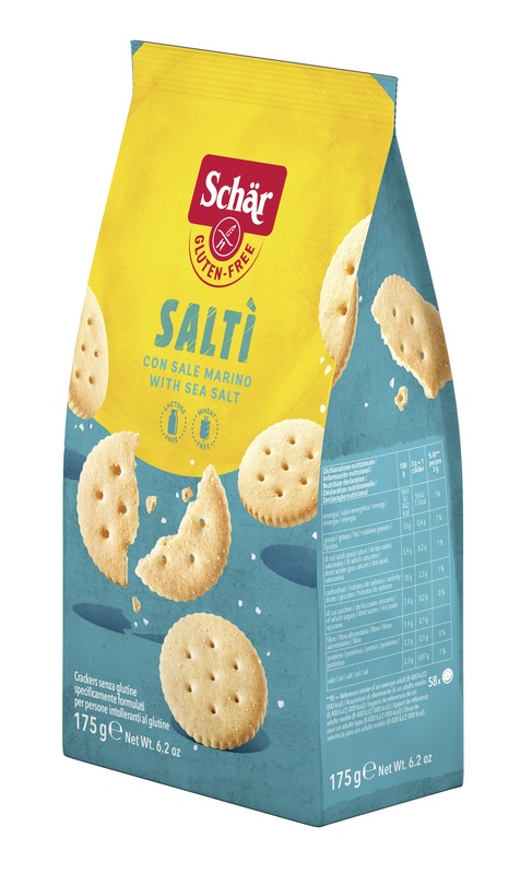SCHAR SALTI' CRACKER CON SALE MARINO SENZA LATTOSIO 175 G - doctorpill.it