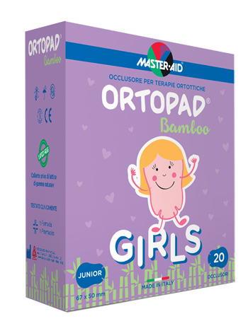 CEROTTO OCULARE PER ORTOTTICA ORTOPAD GIRLS JUNIOR 5X6,7 20 PEZZI - doctorpill.it