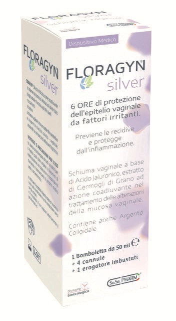 FLORAGYN SILVER SCHIUMA VAGINALE CON ARGENTO COLLOIDALE 50 ML - doctorpill.it
