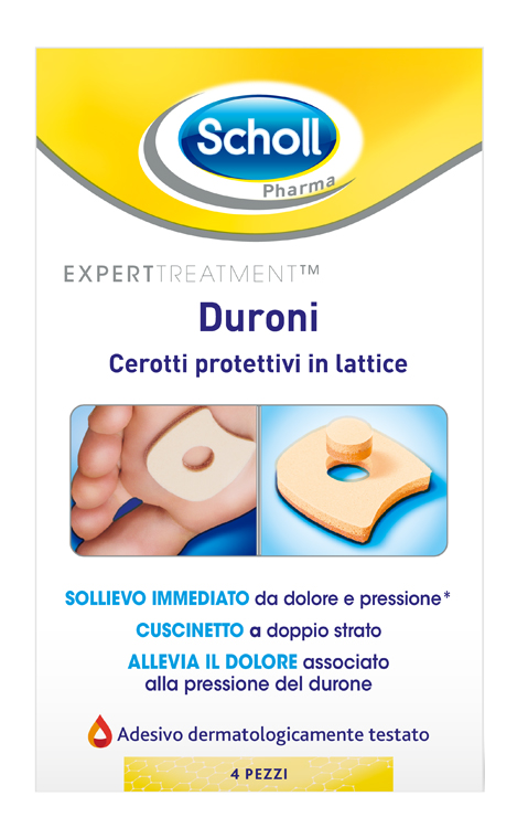 CEROTTO PROTETTIVO PER DURONI SCHOLL IN LATTICE 4 PEZZI - doctorpill.it