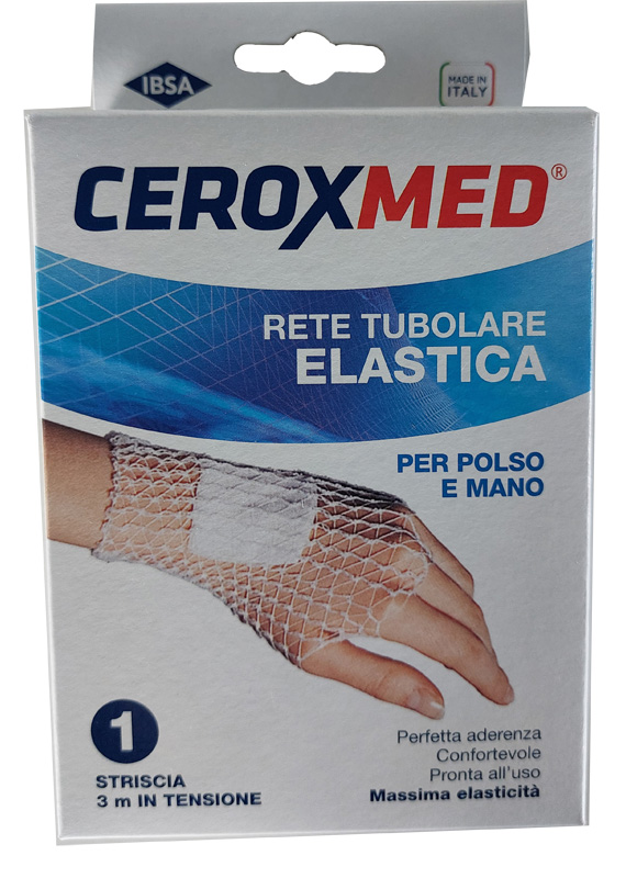 CEROXMED RETE TUBOLARE CALIBRO 3 MANO/POLSO 3 M 1 PEZZO - doctorpill.it
