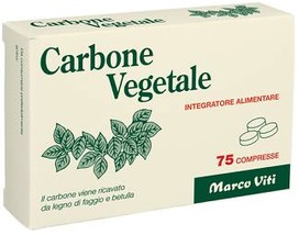 CARBONE VEGETALE 25 COMPRESSE - doctorpill.it