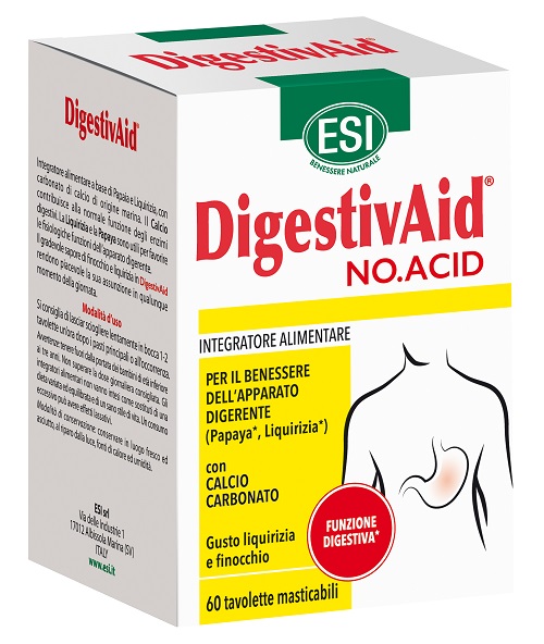 ESI DIGESTIVAID NO ACID 60 TAVOLETTE - doctorpill.it