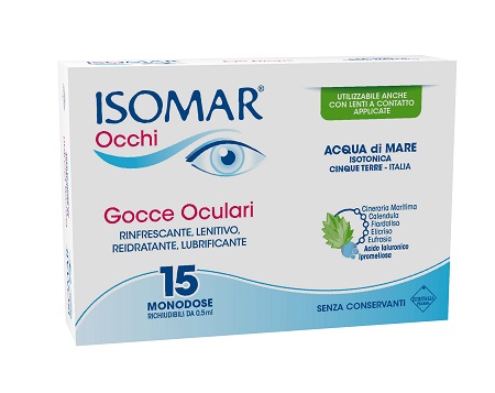 ISOMAR OCCHI GOCCE OCULARI ALL'ACIDO IALURONICO 0,20% 15 FLACONCINI - doctorpill.it