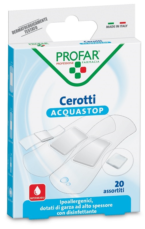 CEROTTO ACQUASTOP ASSORTITI PROFAR 20 PEZZI - doctorpill.it