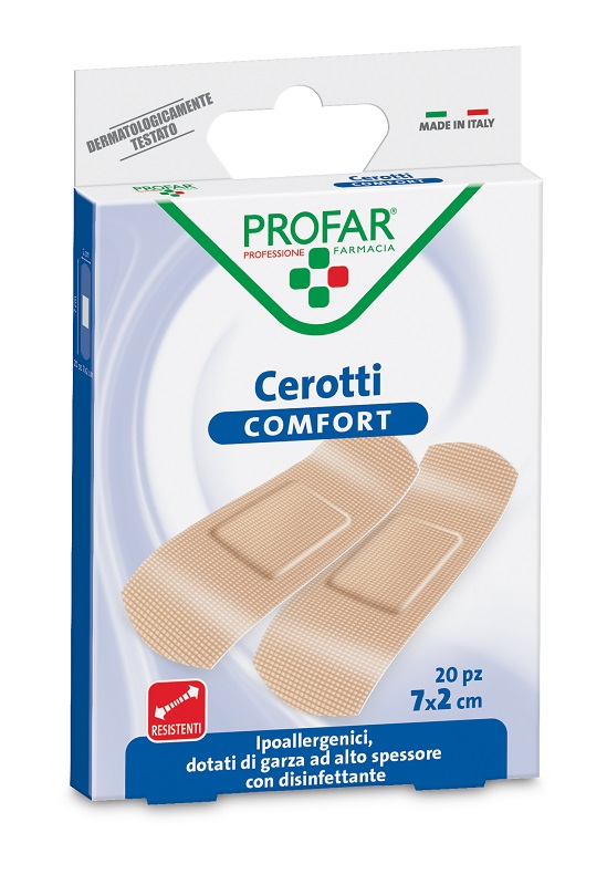 CEROTTO COMFORT MEDIA 7X2 CM 20 PEZZI PROFAR - doctorpill.it