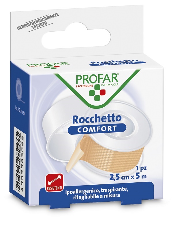 CEROTTO ROCCHETTO IN TELA COMFORT CM 2,5X5 M PROFAR - doctorpill.it
