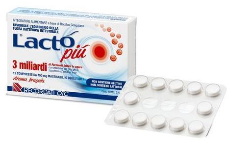 LACTO PIU 3 MILIARDI 12 COMPRESSE - doctorpill.it