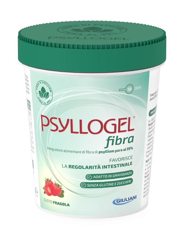 PSYLLOGEL FIBRA FRAGOLA VASO 170 G - doctorpill.it