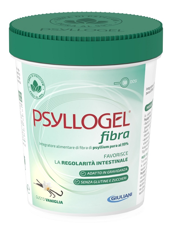 PSYLLOGEL FIBRA VANIGLIA VASO 170 G - doctorpill.it