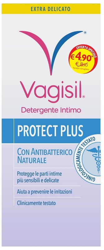 VAGISIL DETERGENTE INTIMO PROTECT PLUS 250 ML - doctorpill.it