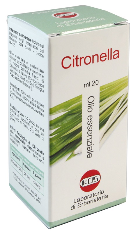 CITRONELLA OLIO ESSENZIALE 20 ML - doctorpill.it