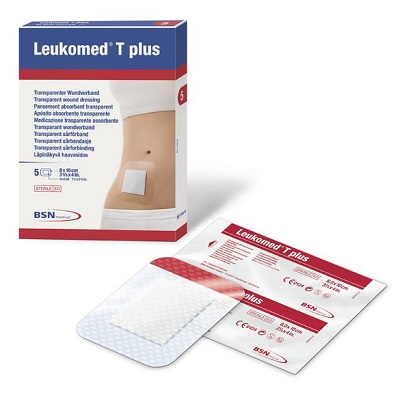 LEUKOMED T PLUS MEDICAZIONE POST-OPERATORIA TRASPARENTE IMPERMEABILE 10X25 CM - doctorpill.it