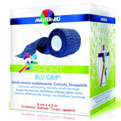 BENDA ELASTICA AUTOBLOCCANTE MASTER-AID BLUGRIP 8X4,5 - doctorpill.it