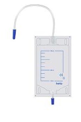 SACCA DI DRENAGGIO GAMBA PER INCONTINENZA TUBO 10 CM 10 PEZZI - doctorpill.it