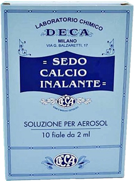 SEDO CALCIO INALANTE SOLUZIONE AEROSOL 10 FIALE 2 ML - doctorpill.it