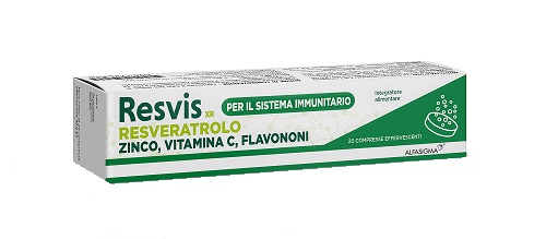 RESVIS XR ALFASIGMA 20 COMPRESSE EFFERVESCENTI DA 4 G - doctorpill.it