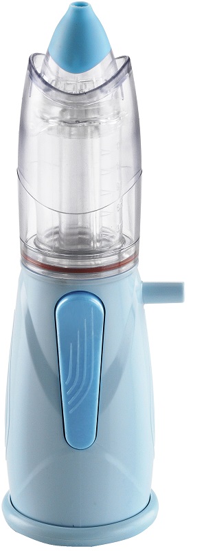 AEROSOL PER ALTE VIE RESPIRATORIE RINOWASH COLORE AZZURRO CON CAMPANA UNIVERSALE - doctorpill.it