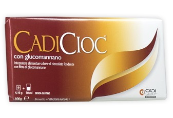CADICIOC TAVOLETTA FONDENTE CON GLUCOMANNANO 100 G - doctorpill.it