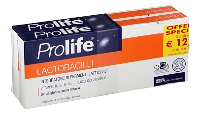 PROLIFE LACTOBACILLI DUE CONFEZIONI DA 7 FLACONCINI DA 8 ML - doctorpill.it