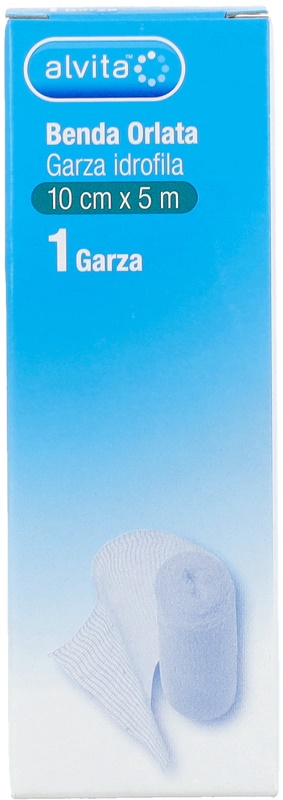 BENDA ORLATA GARZA IDROFILA ALVITA 10X500CM - doctorpill.it