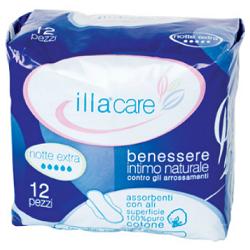 ILLA CARE ASSORBENTE NOTTE EXTRA 12 PEZZI - doctorpill.it