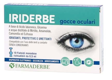IRIDERBE GOCCE OCULARI MONODOSI 10 FLACONCINI DA 0,5ML - doctorpill.it