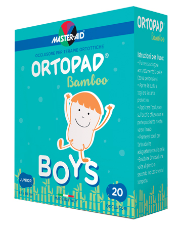 CEROTTO OCULARE PER ORTOTTICA ORTOPAD BOYS M 5,4X7,6 20 PEZZI - doctorpill.it