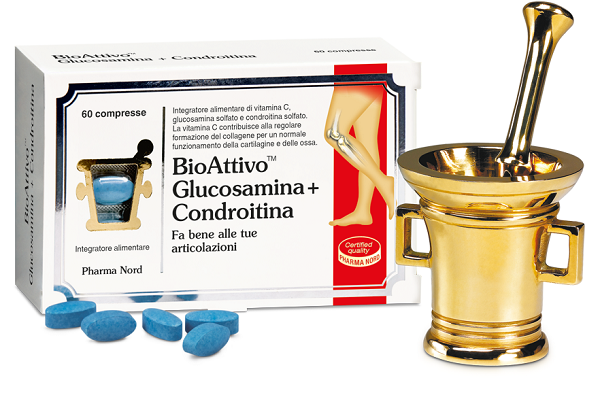 BIOATTIVO GLUCOSAMINA + CONDROITINA 60 COMPRESSE - doctorpill.it