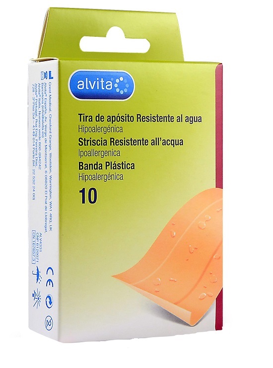 CEROTTO IMPERMEABILE ALVITA 10 X 6 CM 10 PEZZI - doctorpill.it