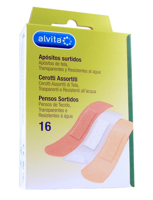 ALVITA CEROTTI ASSORTITI 16 PEZZI - doctorpill.it