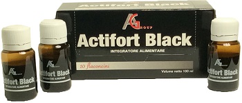 ACTIFORT BLACK 10 FLACONCINI 10 ML - doctorpill.it