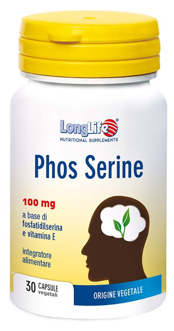 LONGLIFE PHOS SERINE 30 CAPSULE VEGETALI - doctorpill.it
