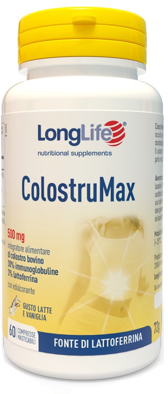 LONGLIFE COLOSTRUMAX 60 COMPRESSE MASTICABILI - doctorpill.it