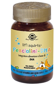 PESCIOLINI DHA 90 PERLE MASTICABILI - doctorpill.it