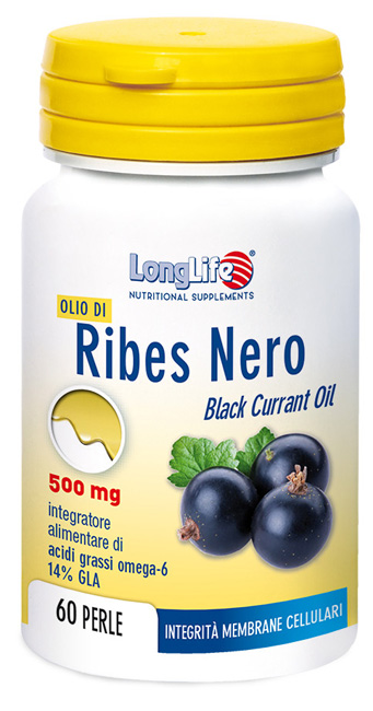 LONGLIFE OLIO RIBES NERO 60 PERLE DI GELATINA - doctorpill.it